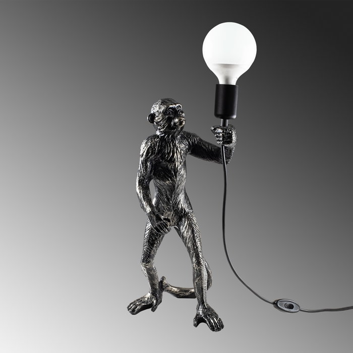 Opviq Singe Lámpara de mesa negra Opviq Singe Lámpara de mesa negra